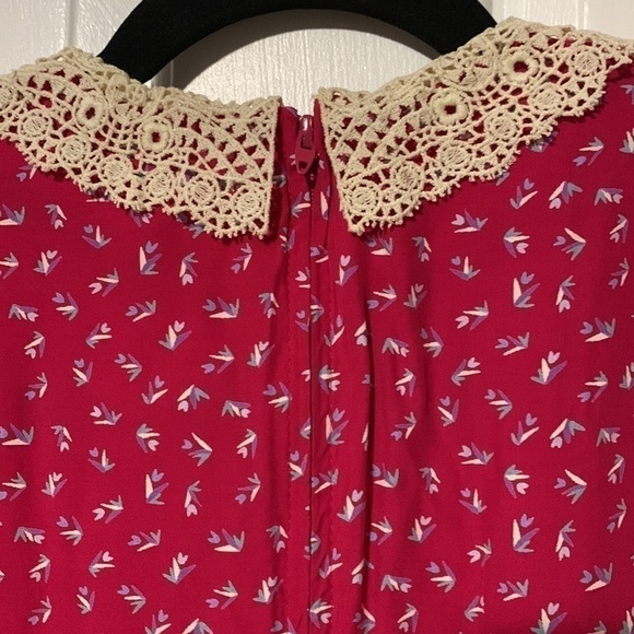 Vintage Karin Stevens by Steven Stoller pink floral dress - Picture 10 of 16